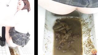 Big pile of shit from japanese schoolgirl