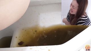 Soft shit from a pile of poop