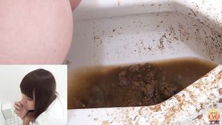 Real mess in public bathroom