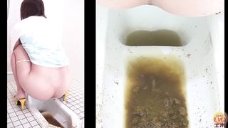 Real mess in public bathroom