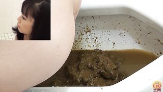 Pulled tight skirt up