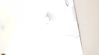 Hairy japanese pooping