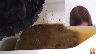 Squirting shit from sexy ass