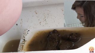 Big pile of shit from sexy japanese