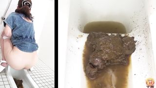 Soft pile of poop from japanese beauty