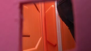 Spying on a constipated teen