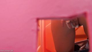 Spying on a constipated teen