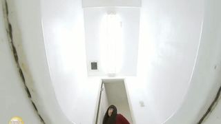 Japanese babe did a mess in white panties