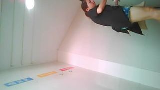 Shitting on her knees