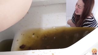 Big pile of shit from japanese babe