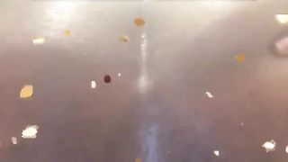 Ebony babe shitting on webcam