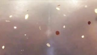 Ebony babe shitting on webcam