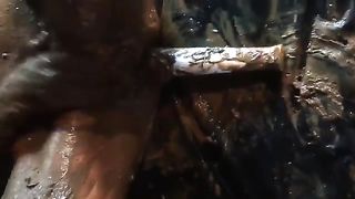 Nasty scat masturbation