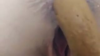 Fat wife shits over toilet