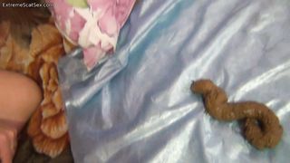 Talking dirty to her poop