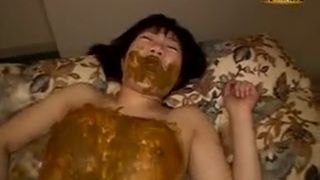 Japanese lesbian scat smearing