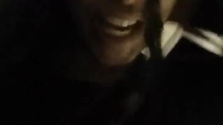 Talking dirty while pooping in kitchen