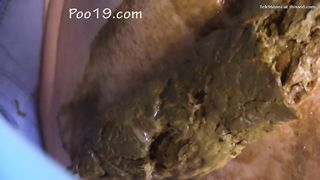 Five girls that poop by turn on male slave