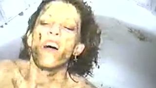 Vintage scat masturbation video
