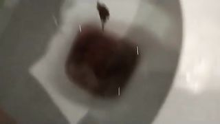 Blonde college shitting