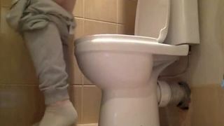 Big toilet fart