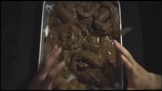 Extreme messy threesome