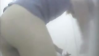 She wiped her ass with toilet paper