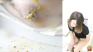 Petite japanese with hardcore diarrhea