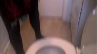 Shitting a lot over toilet