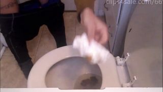 Shitting a lot over toilet