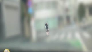 Dark haired teen did a mess in panties