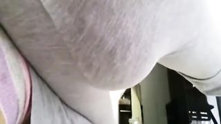 Huge turd in purple pants