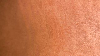 Black babe shitting in close up