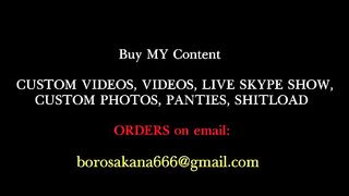 Close up of a sexy teen shitting a lot