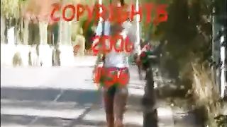 Shitting in her panties in public