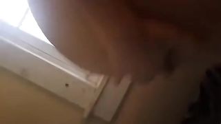 Shitting on her knees