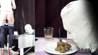 He enjoys eating poop from GF