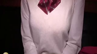 Creampied teen shitting after enema