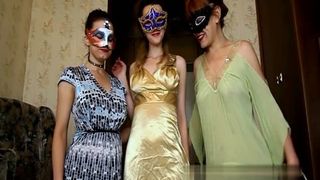 Russian girls eat poop together