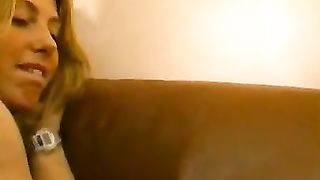 Blonde babe fucked hard