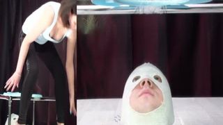 Good toilet slave for three girls