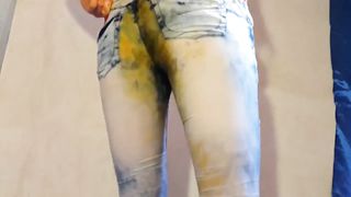 Lots of shit in black panties