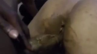 Interracial anal sex