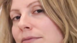 Curvy mistress feeds slave