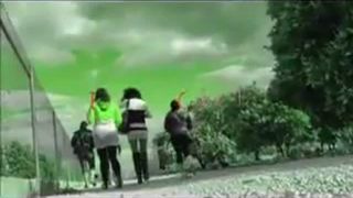 Three girls decide to poop outdoor