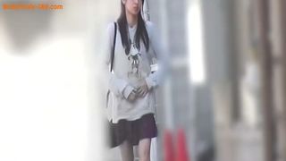 Hairy japanese shits in public bathroom