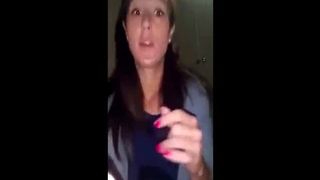 French college girl shitting