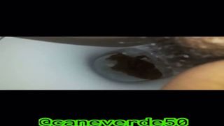 Hairy wife compilation shitting