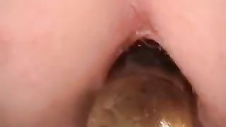 Vintage shitty anal penetration