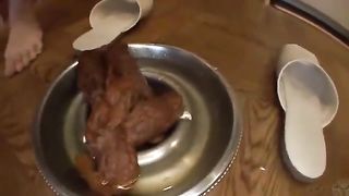 Huge shit in bowl